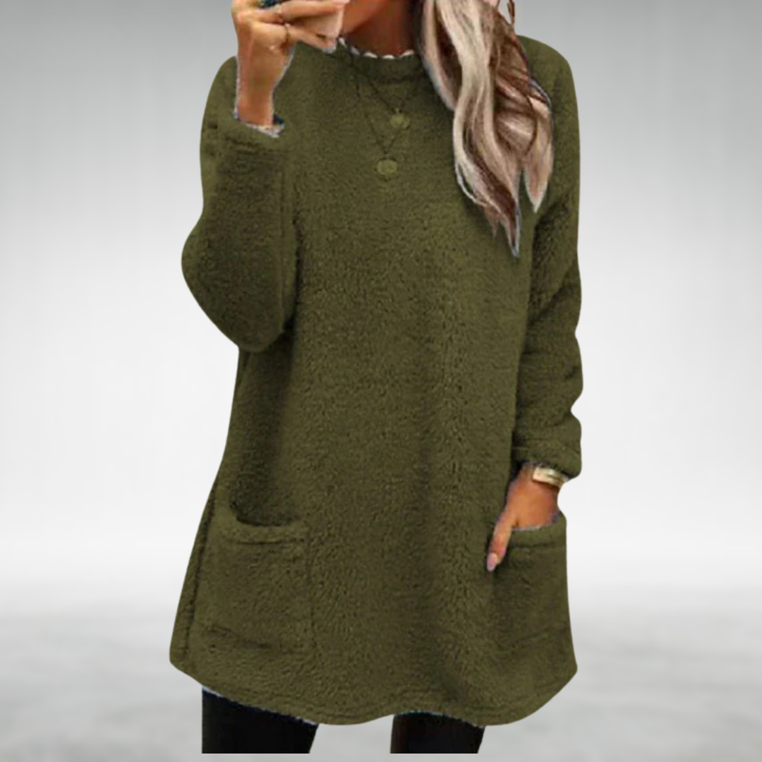 Elowen - Fleece Sweater with Pockets