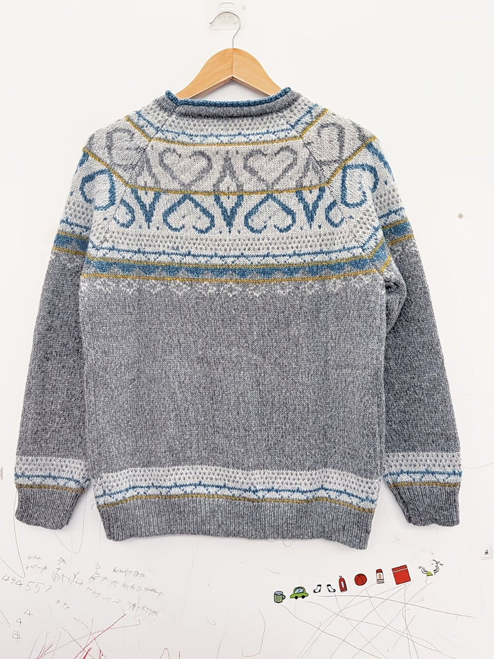 Evelina - Elegant and Warm Nordic Sweater for Winter